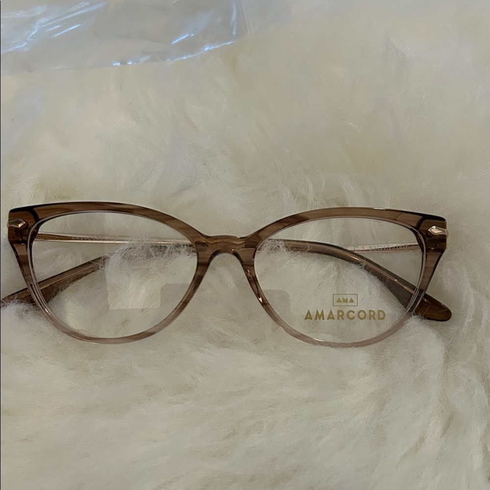 Amarcord Brown Women's Glasses - Picture 2 of 5